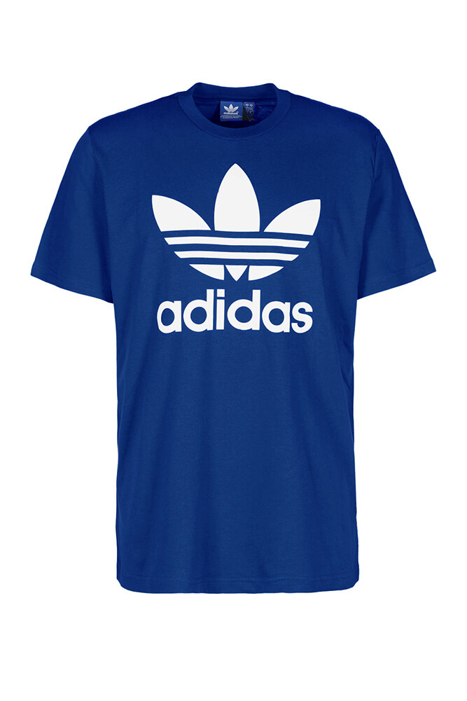 Adidas Men’s T-Shirt Trefoil Logo Design Graphic Classic Short Sleeve Shirt