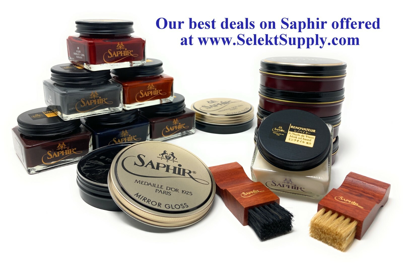 Saphir Medaille d’Or Coated Fabric Lotion – 100ml Jar – Made in France