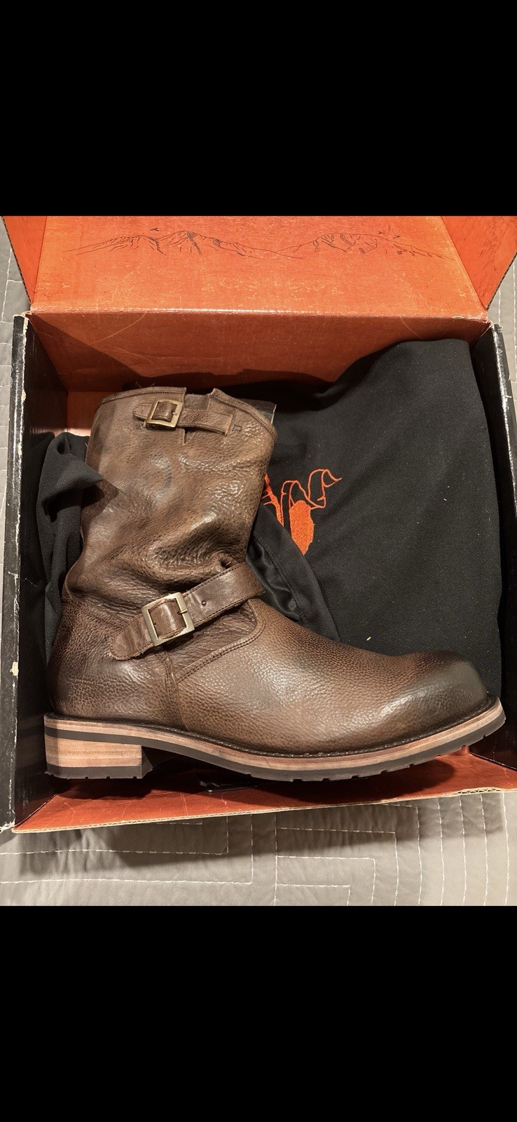 Freebird Easston Men’s Brown Leather, Size 14 Brand New in Box