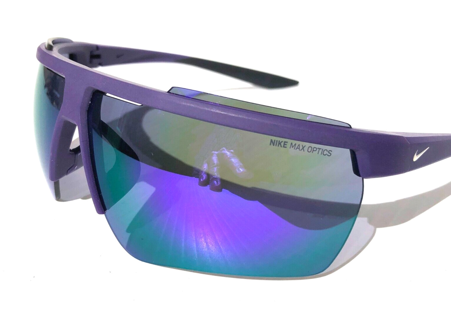 NEW Nike WINDSHIELD 20 Purple UV PROTECTIVE Violet Mirror Sunglass CW1287 547