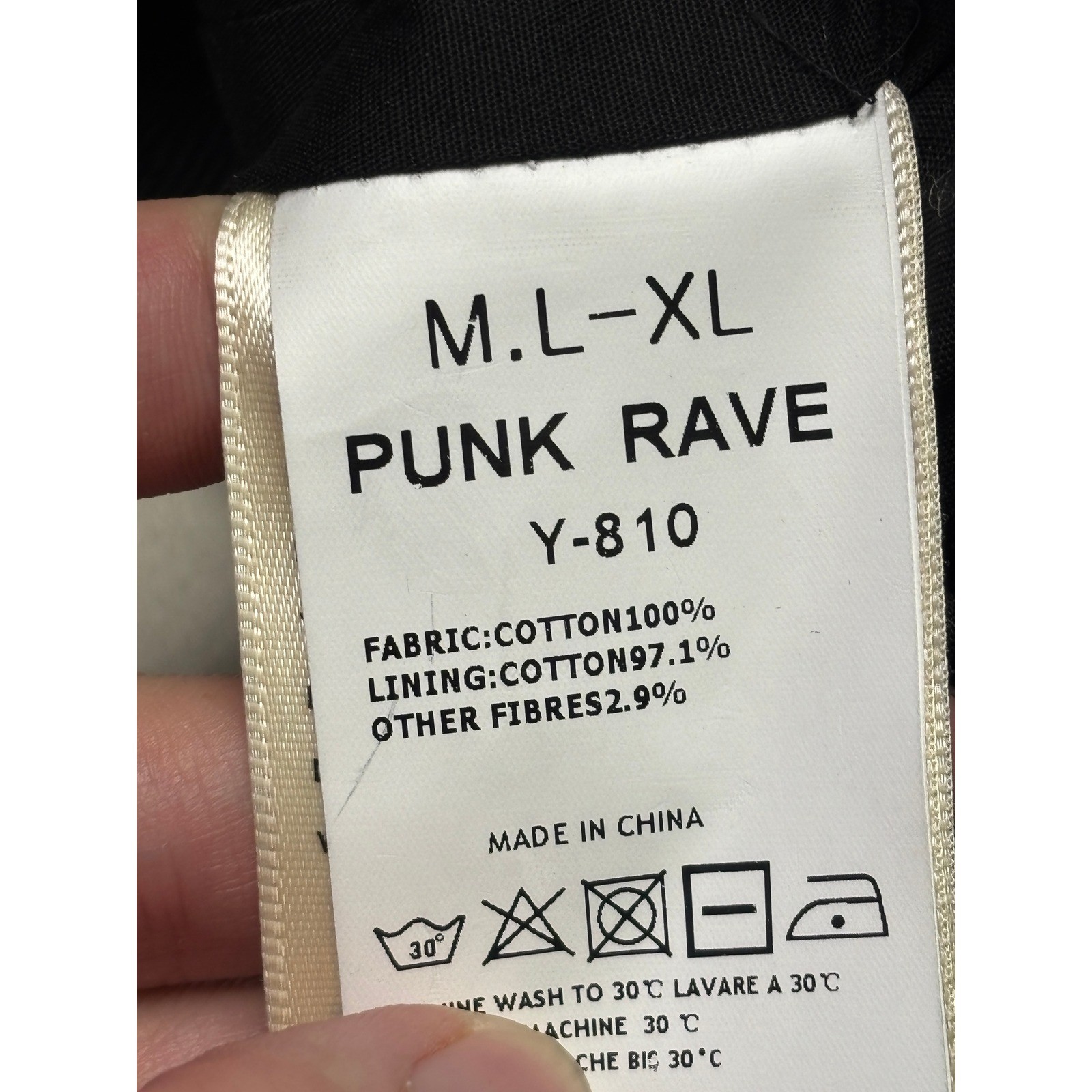 NWT Punk Rave Men Black Gothic Vest Jacket Style M L XL Y810