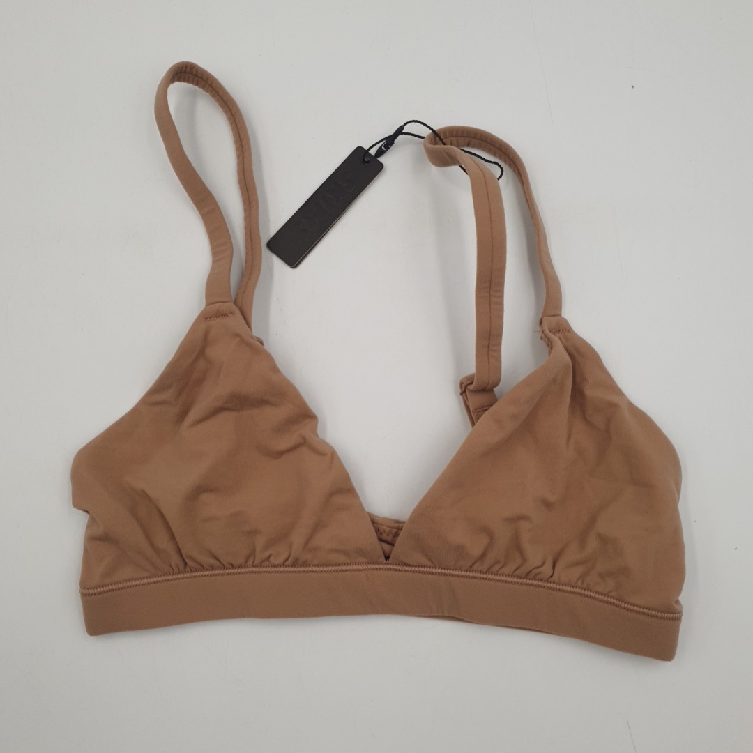 SKIMS Fits Everybody Triangle Bralette Sand XXS–XXL Supersoft Comfort BNWT