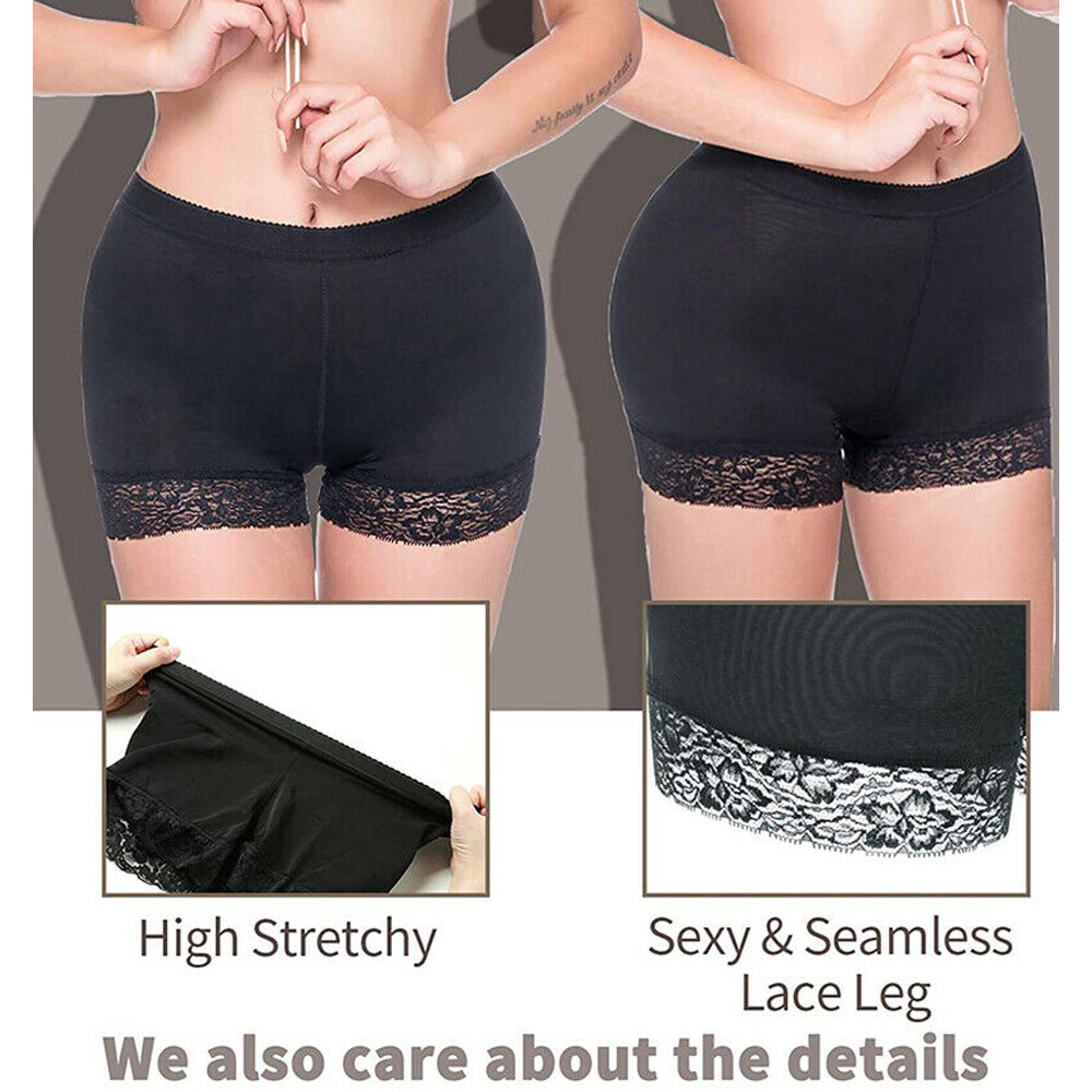Womens High Waist Shorts Butt Lift Yoga Pants Booty Workout Leggings w/FAKE ASS