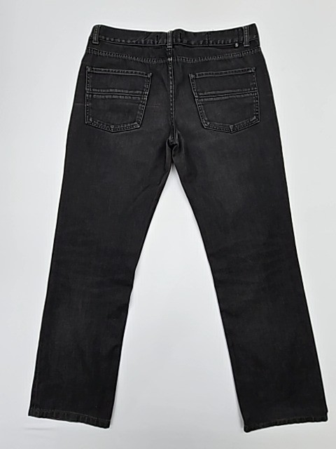 Zara Man Men’s Black Straight Jeans Size 32 Regular Dark Wash Condition