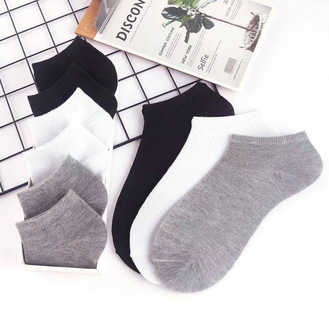 Lot 1-12 Pairs Mens Womens Ankle Socks Sport Cotton Crew Socks Low Cut Invisible
