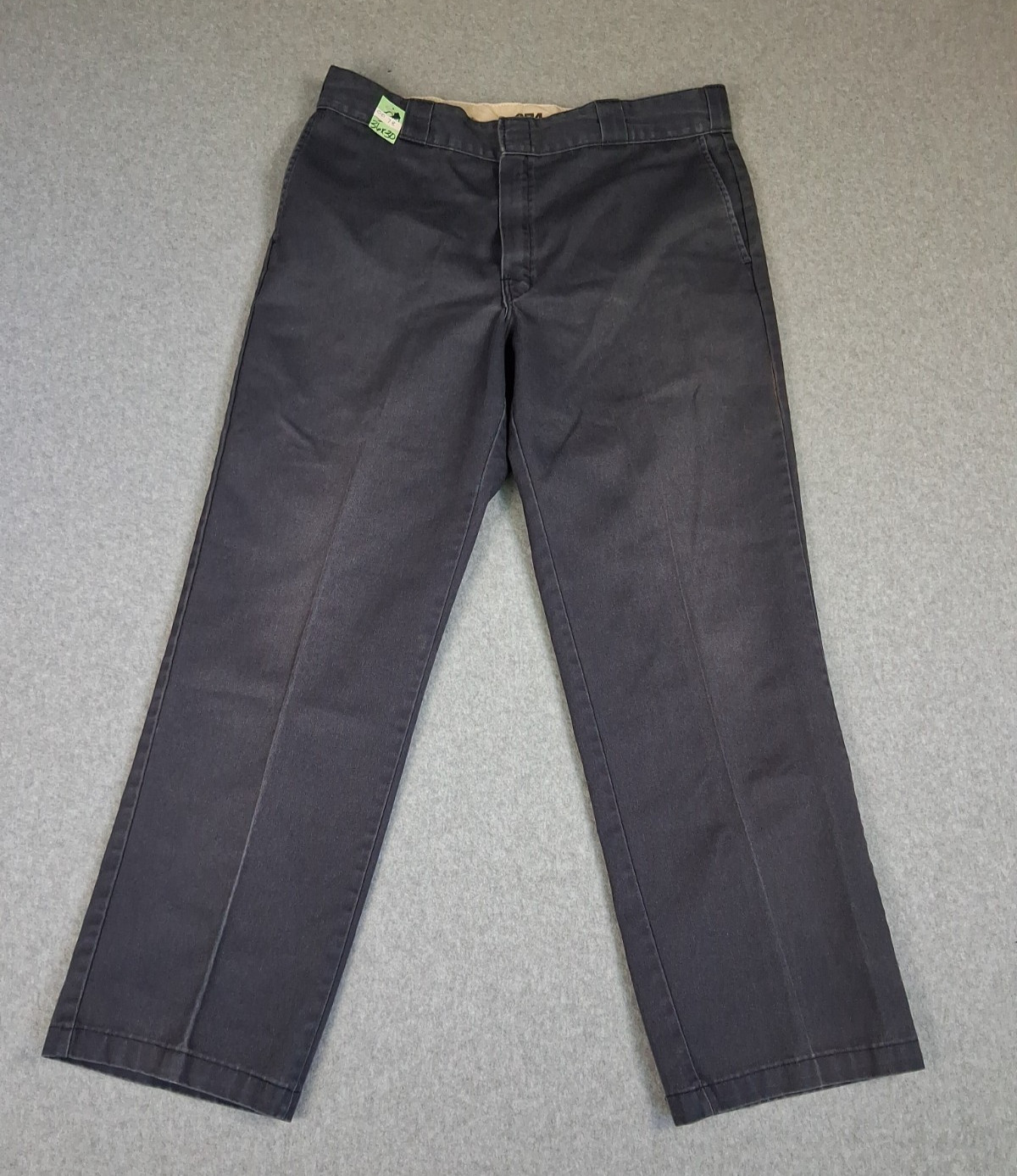 Dickies 874 Workwear Pants Mens 36×30 Navy Blue Original Fit Flex Straight Leg