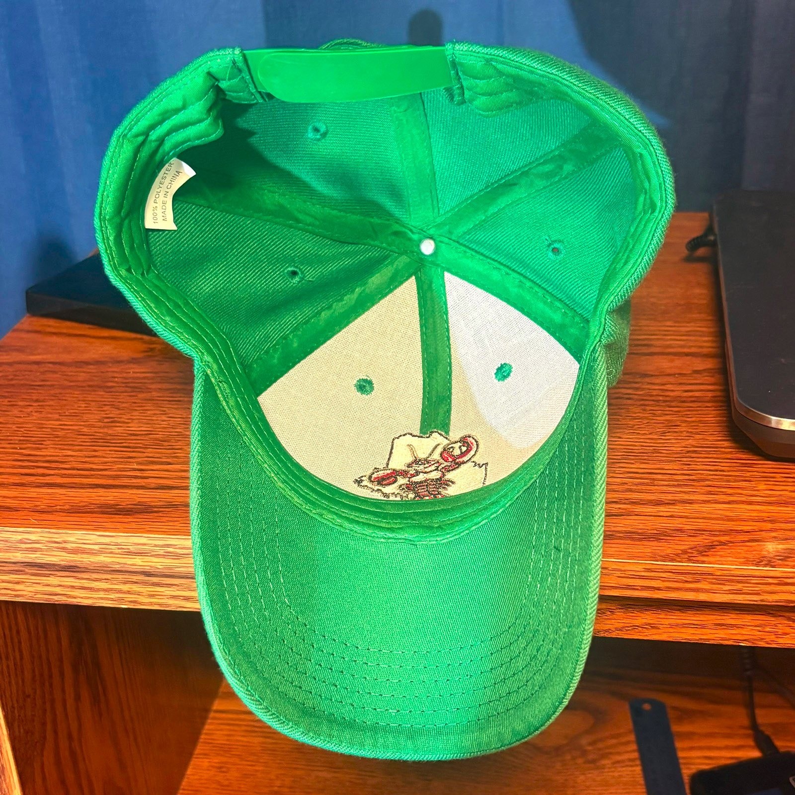 Maine Red Claws Green Snapback Hat Celtics NBA G League Lobster Logo Cap