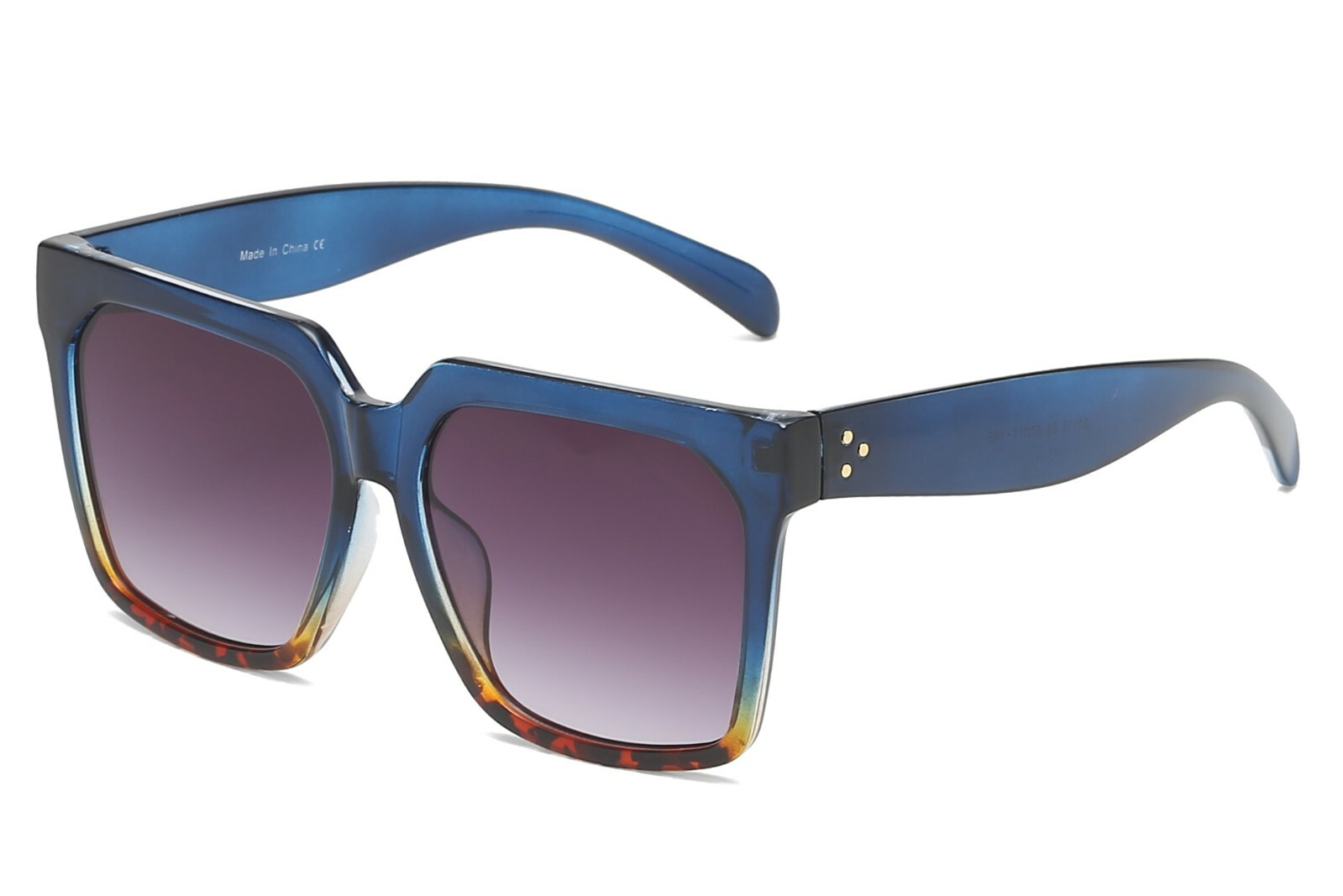 Large Flat Top Square Sunglasses Women Men Oversize Fashion Sunglasses