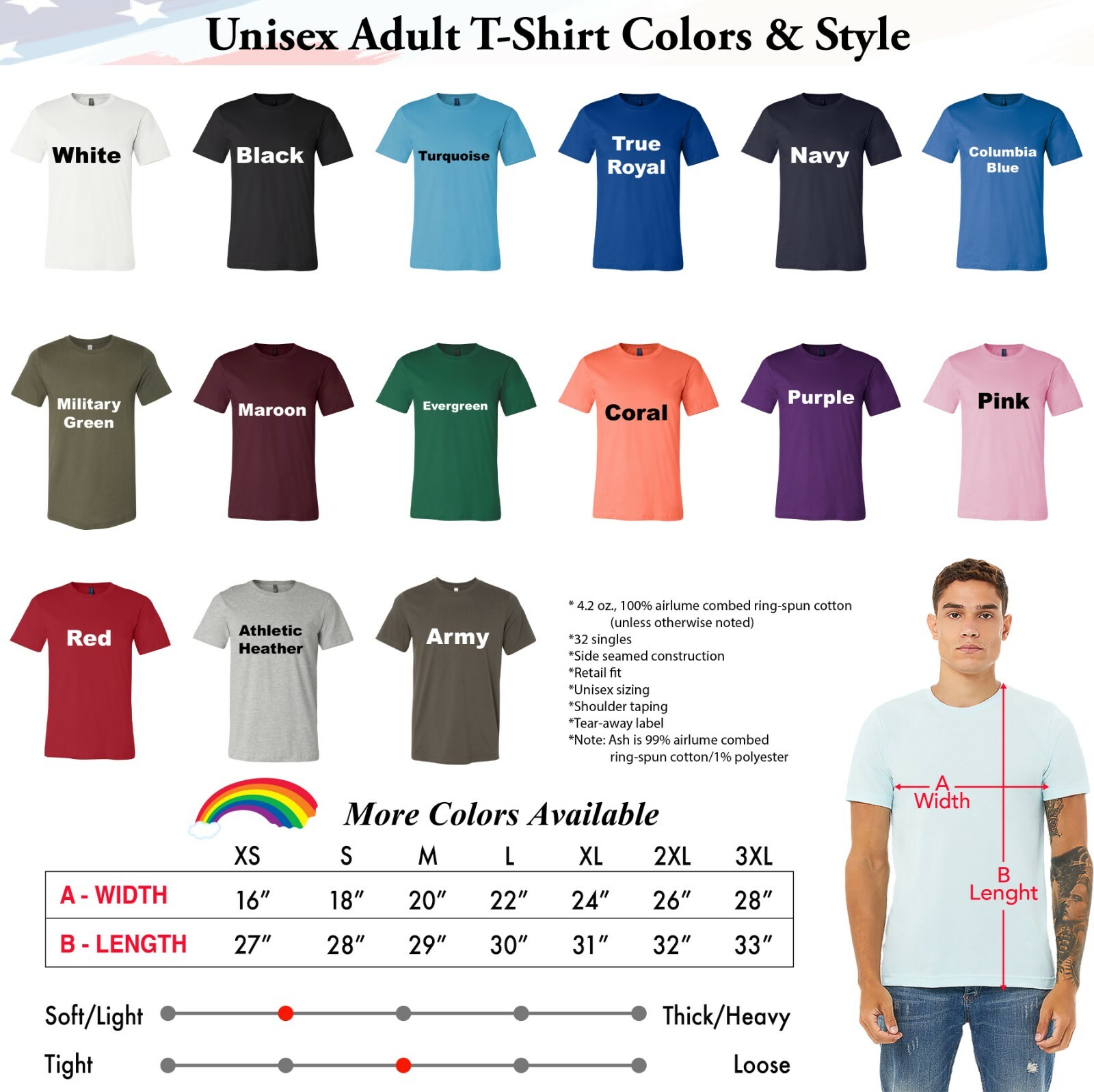 Personalized Custom T-Shirt Customized w / Text, Logo