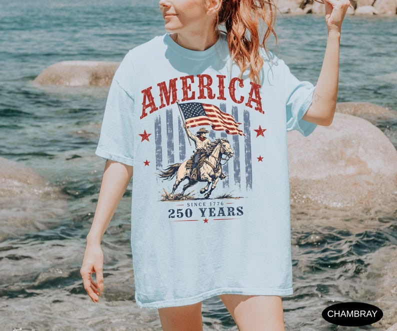 USA Shirt America 250th Anniversary Gift 250 Years 4th of July Tshirt
