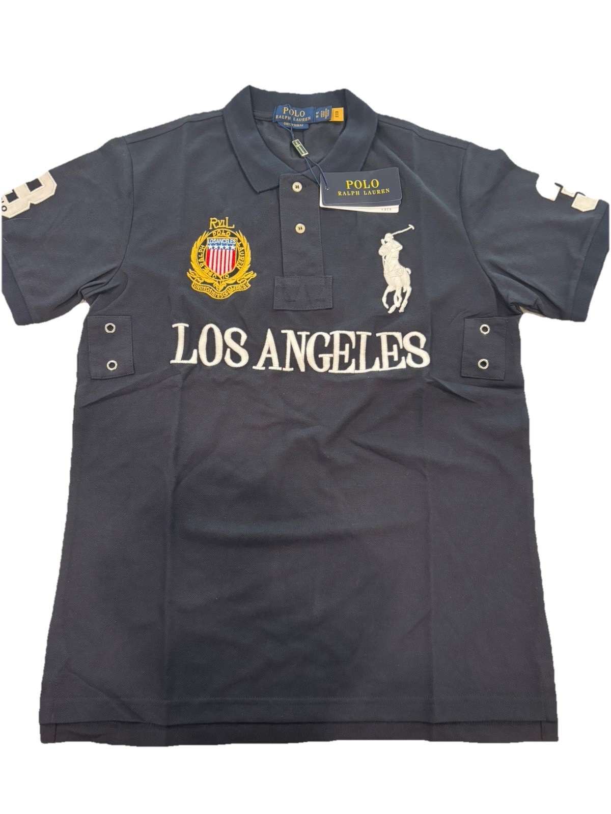 Polo Ralph Lauren Los Angeles Cali #3 Polo Shirt Big Pony Chief Keef Jersey Sz M