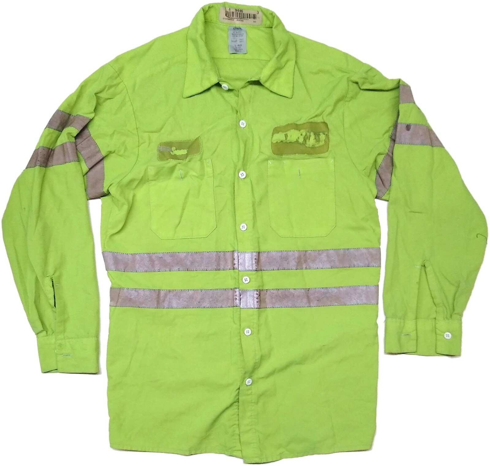 Used Work Shirts High Visibility Hi-Vis Reflective Safety Uniform Towing