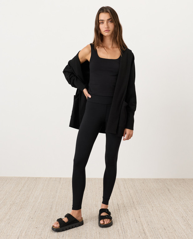 New PACT Organic On the Go-To Legging – Black