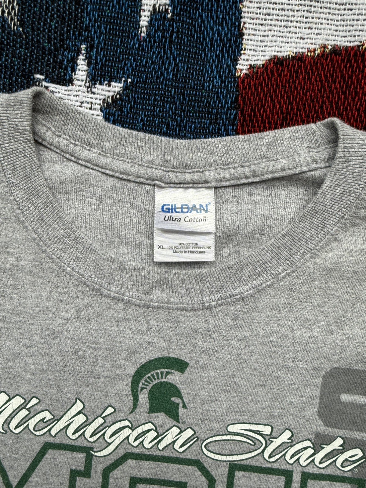 2014 Michigan State Rose Bowl Long Sleeve Tshirt Men’s XL Stanford NCAA Football