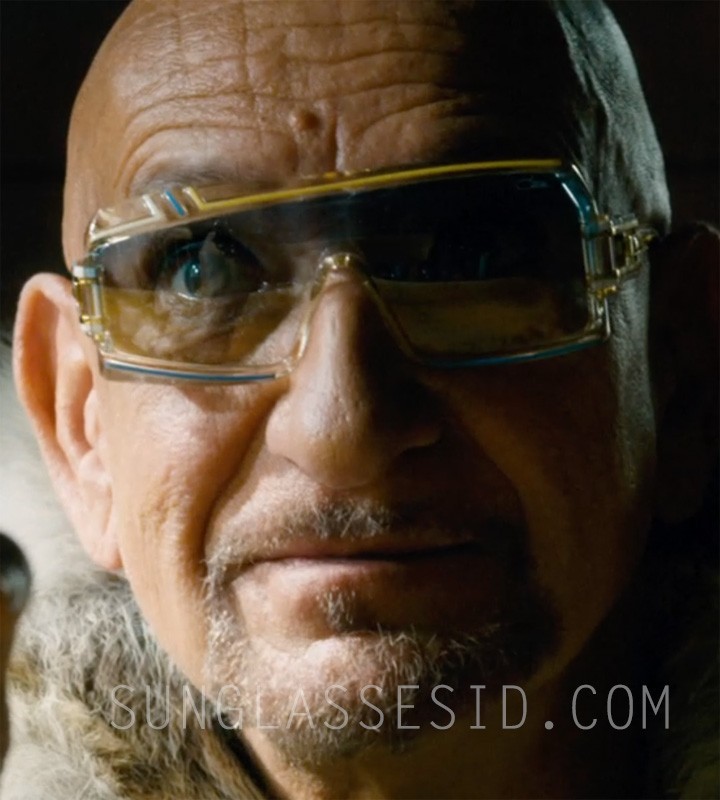 vintage CAZAL 858 col 254 yellow sunglasses W.Germany 1980s hip hop boy full set