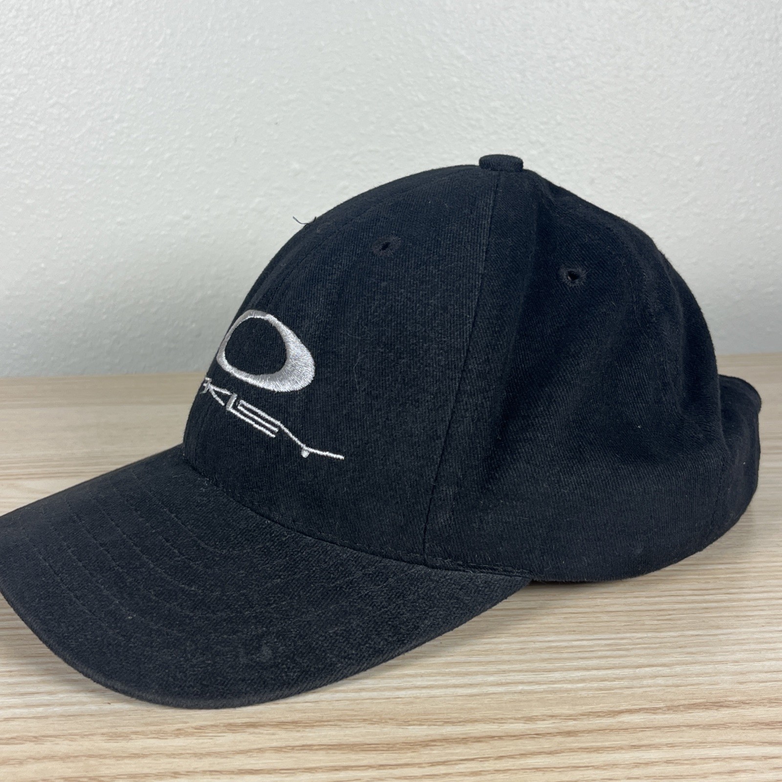 Vintage 90s Oakley Software O Matter Black Adjustable Snapback Baseball Hat