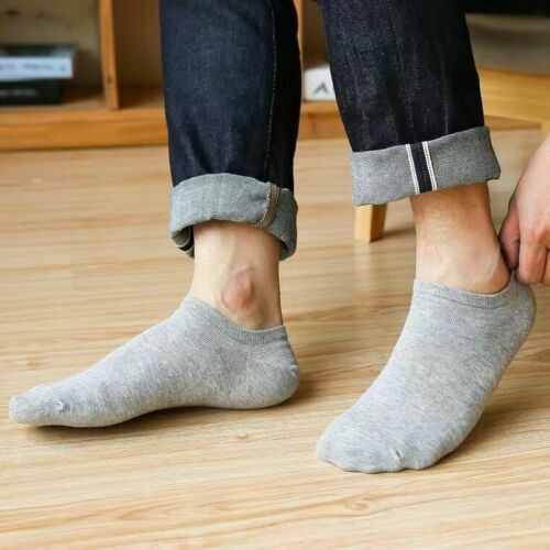 Lot 12 Pairs Mens Womens Ankle Socks Sport Cotton Crew Socks Low Cut Invisible