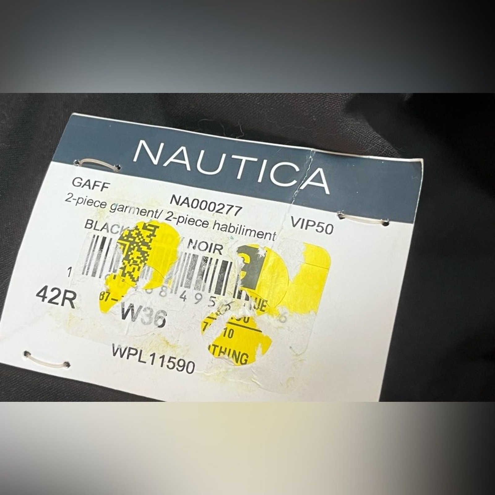 NWT Nautica Modern Fit Bi-Stretch Suit Jacket in Black – Size 42R
