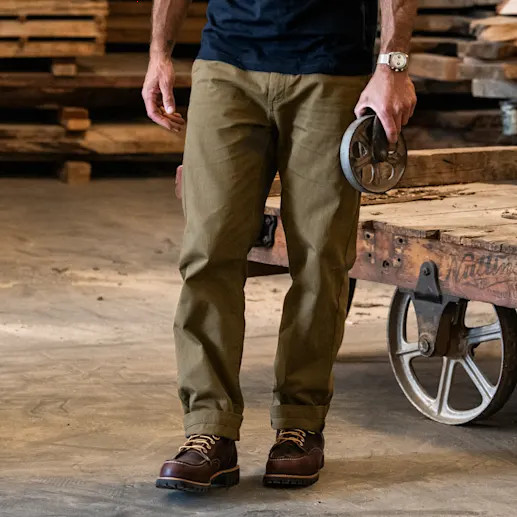 military-inspired pant built for everyday wear-The Officer Chino