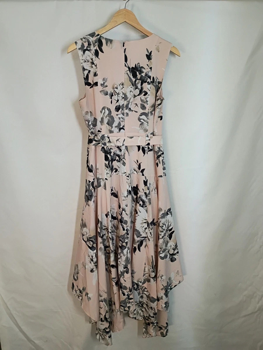 Calvin Klein Pink Floral Dress with Belt 10
