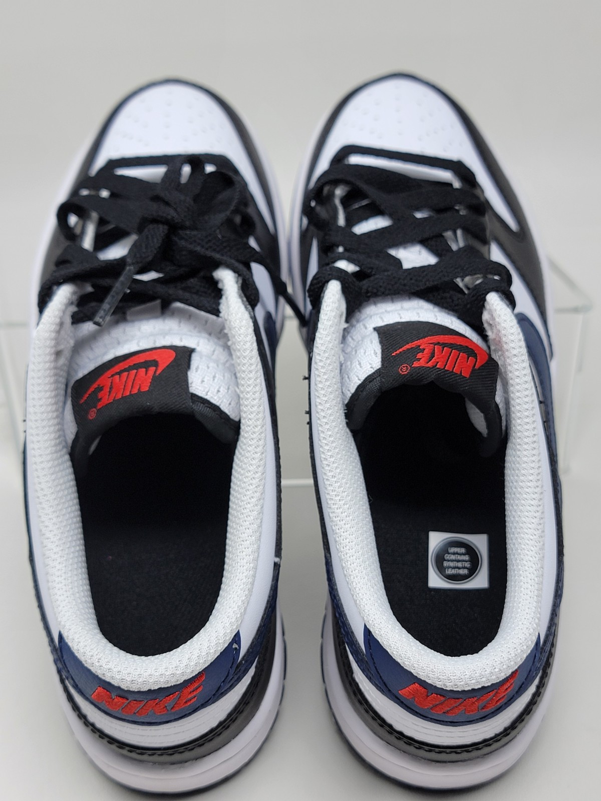 Nike Dunk Low Navy Blue Panda Black Sneakers Shoes Youth Size 5Y HJ9202-001 New