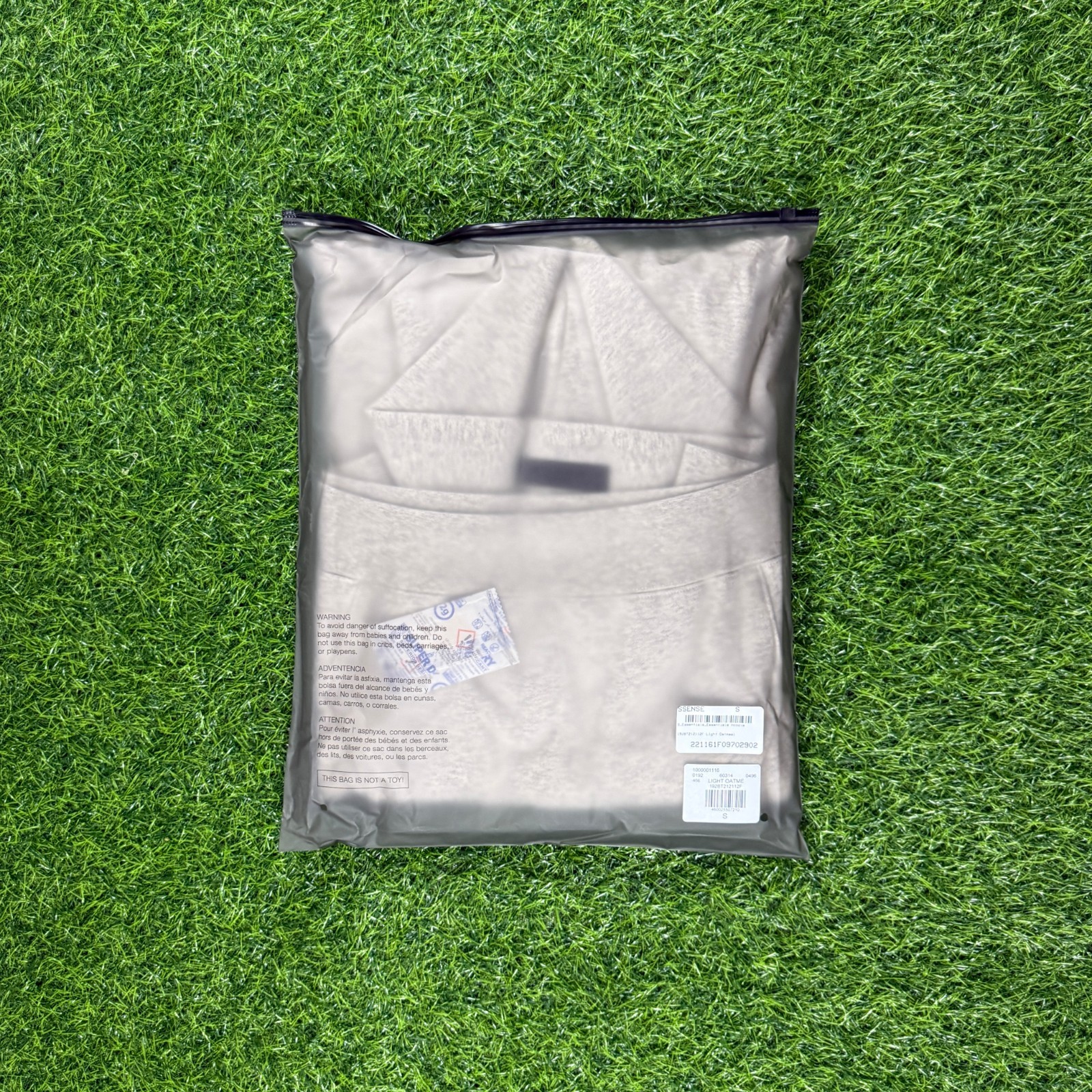 Fear of God Essentials Hoodie SS22 Light Oatmeal – 100% Authentic (XXS-XXL)