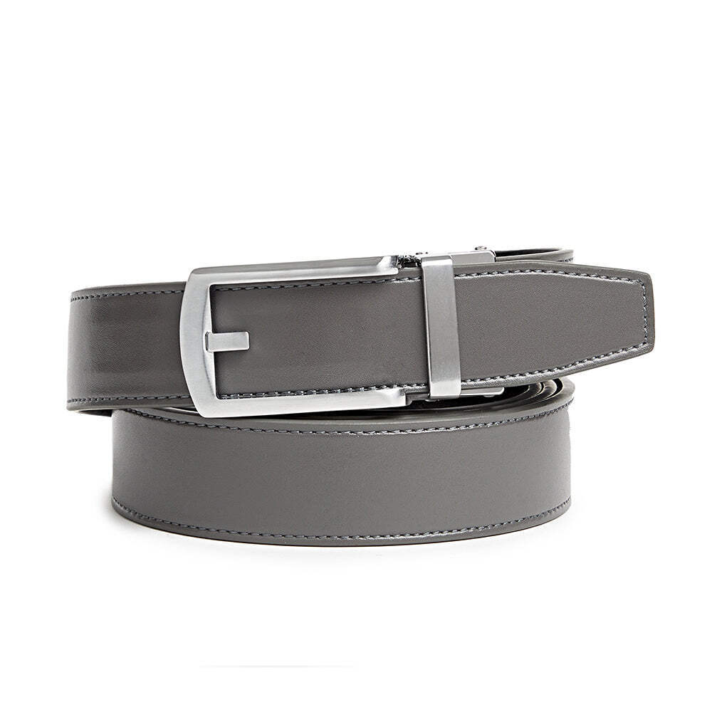 Men’s Ratchet Belt Genuine Leather Mens Belt with Slide Ratchet Belts for men