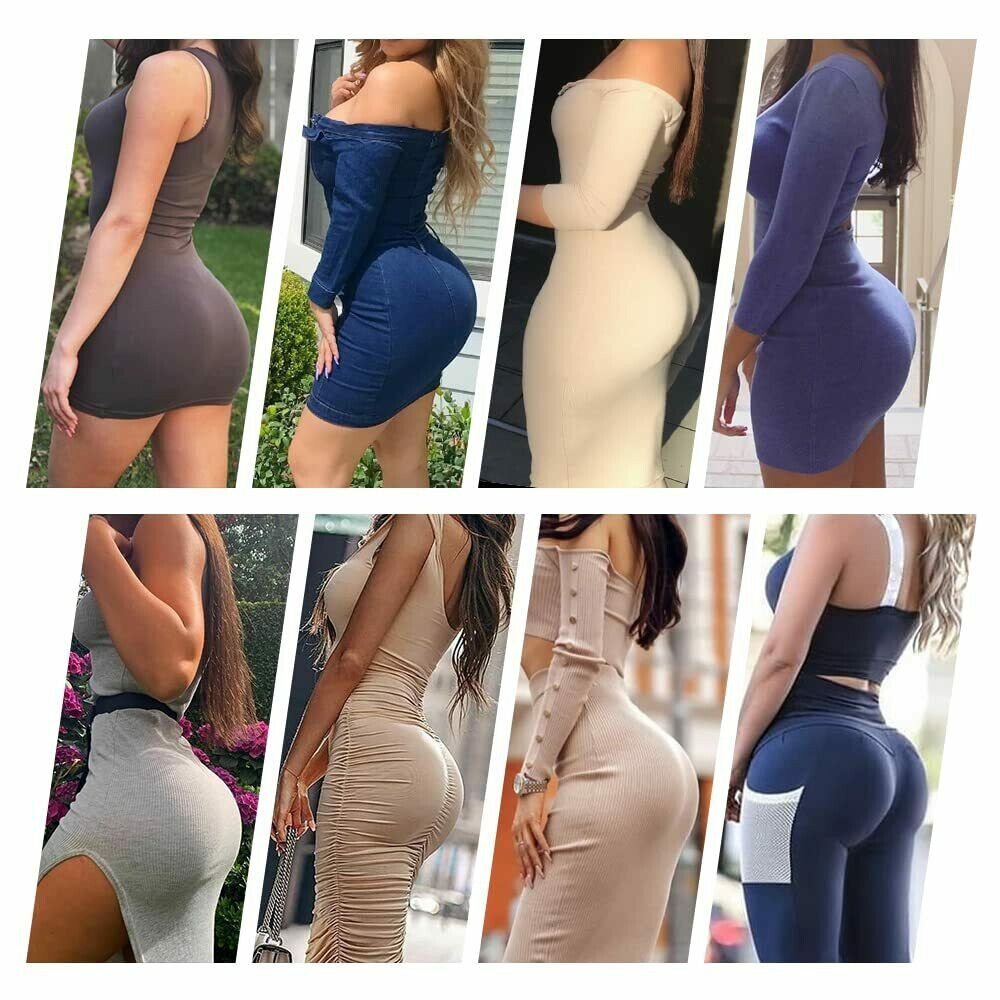 Womens High Waist Shorts Butt Lift Yoga Pants Booty Workout Leggings w/FAKE ASS