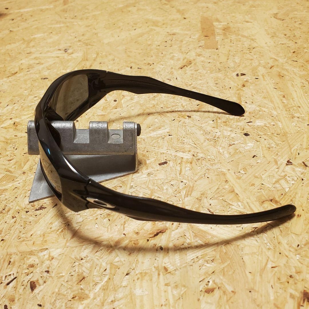 OAKLEY Monster Pup Sports Sunglasses Black Plastic Polycarbonate Lens Used