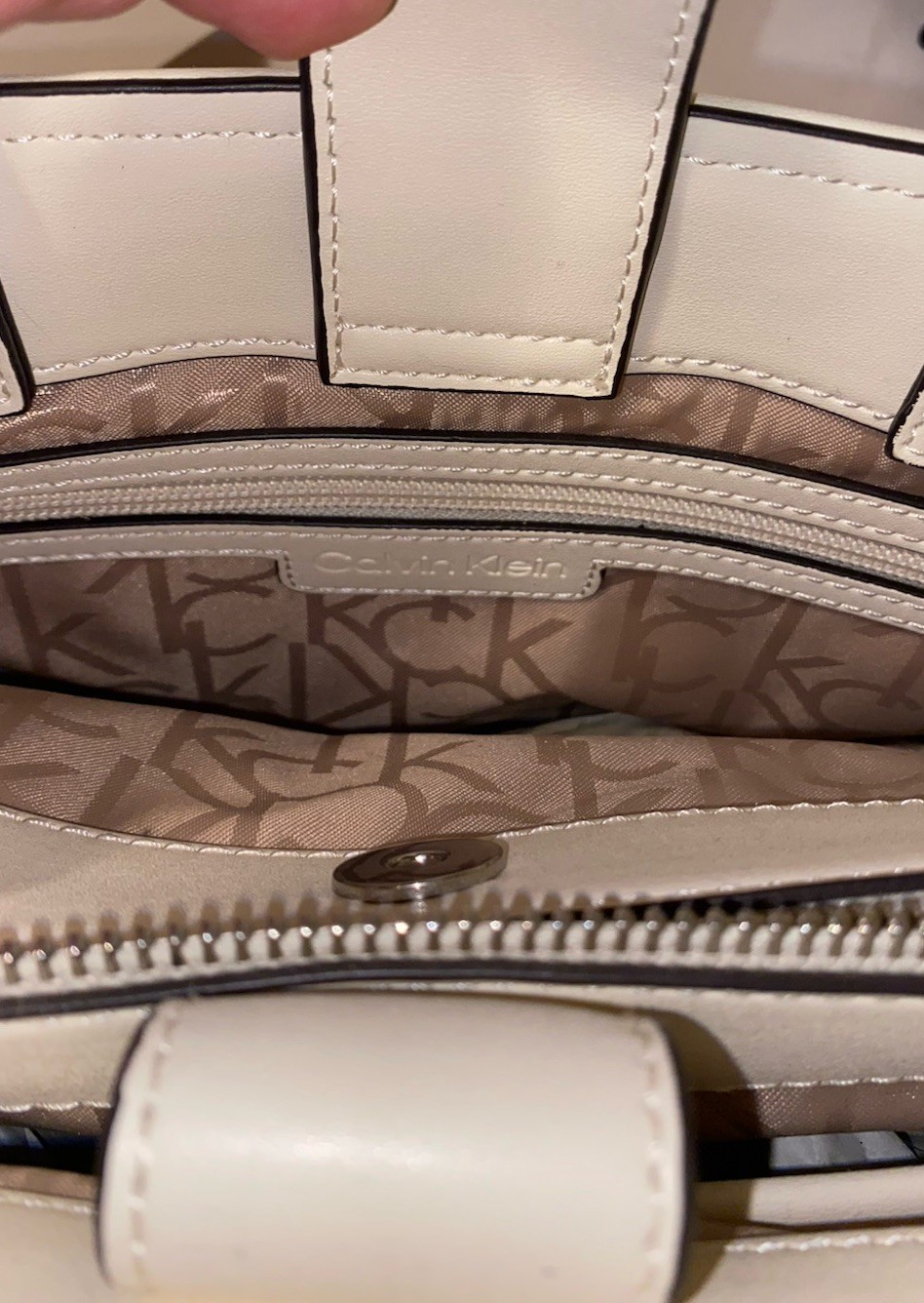New with Tags Calvin Klein Monogram Orchid Bag