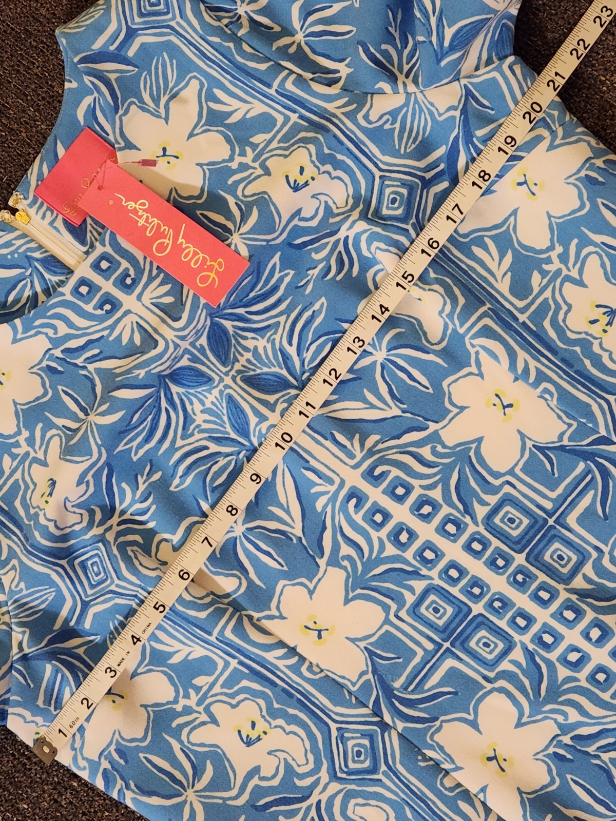 🆕️ 💙SIZE 16 HTF Lilly Pulitzer💙 – Dixey Short Sleeve Stretch Shift Dress