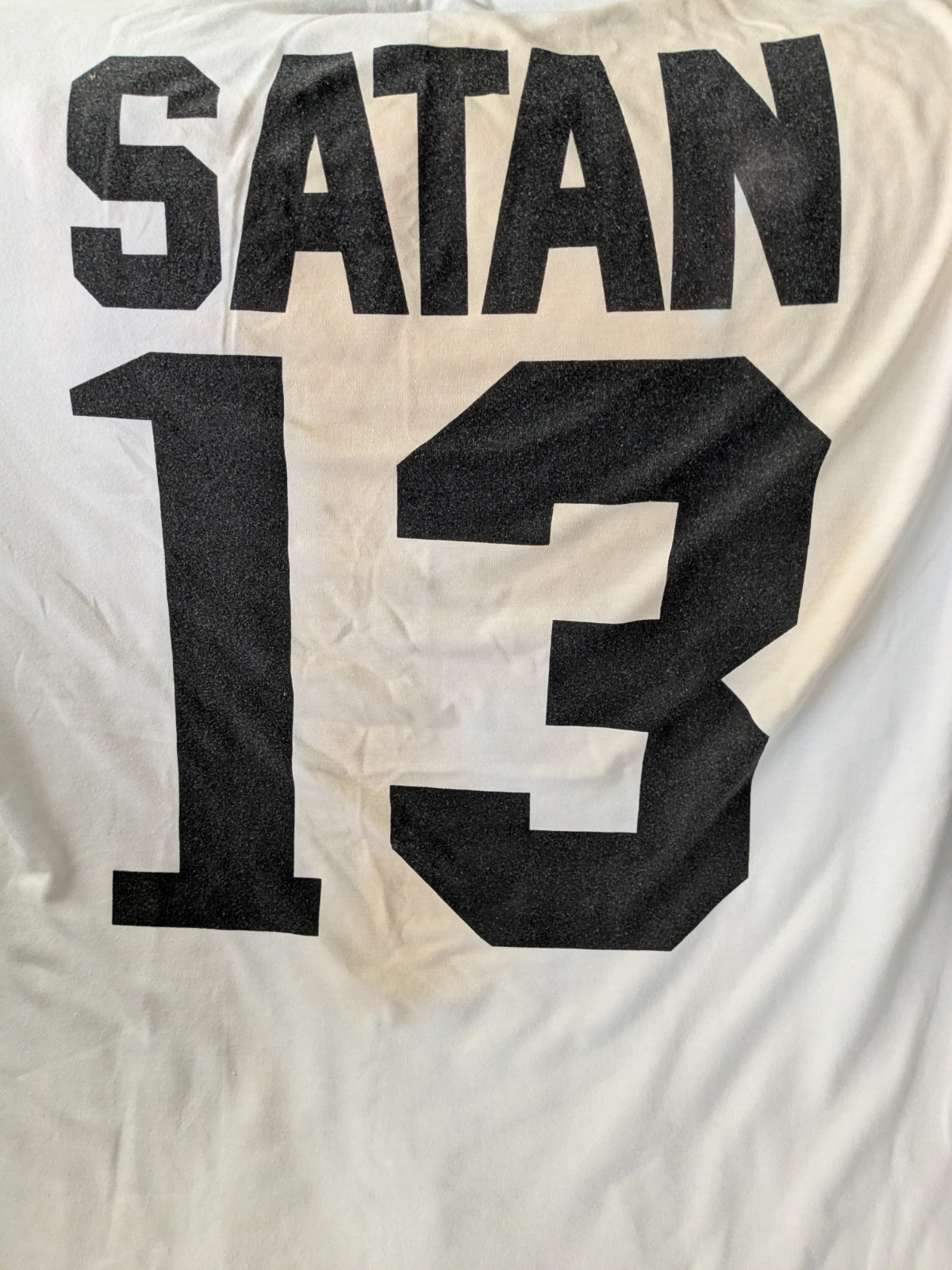 KTZ Zombie Big Patch #13 Satan Maical Warhead Oversized Jersey Shirt Men’s L HTF