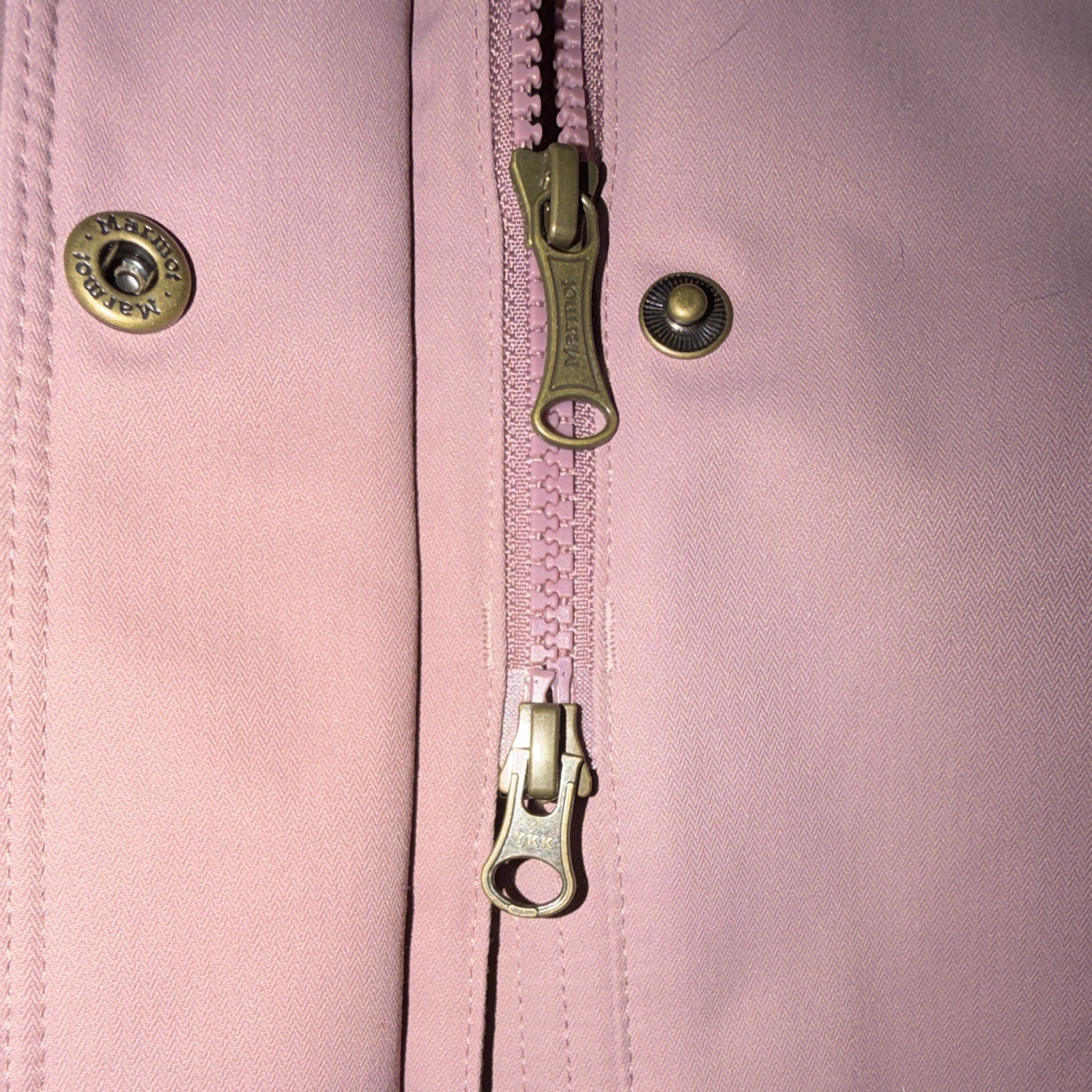 Marmot 700 Fill Down Women’s Long Hooded Puffer Coat Dusty Pink S/P