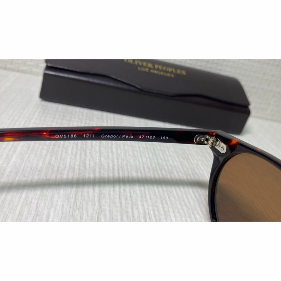 OLIVER PEOPLES Gregory Peck OV5186 Tortoise Shell Glasses From Japan New