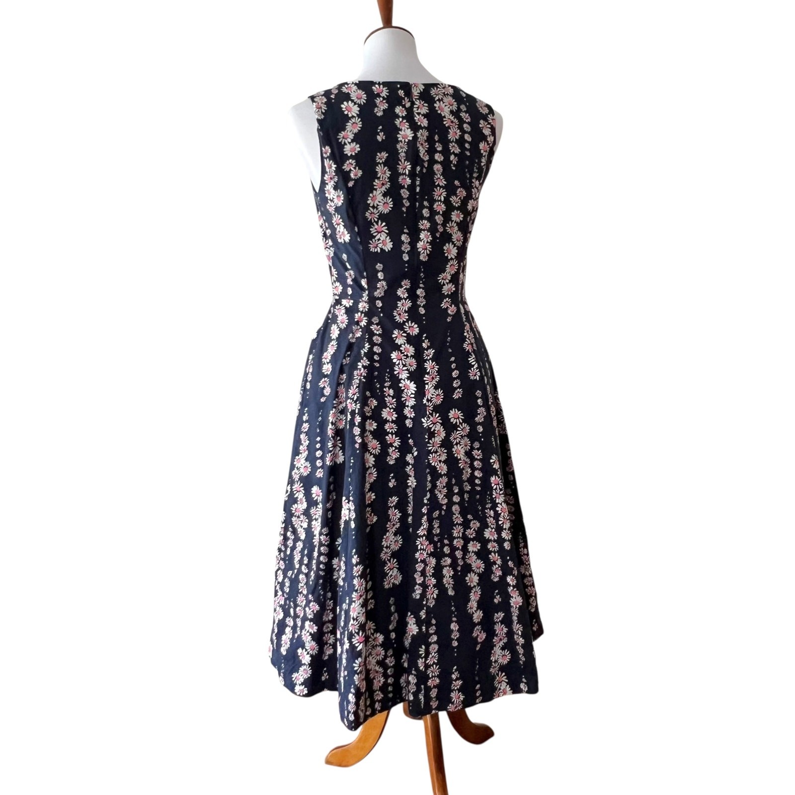 Boden 4 Dress Small Cotton Retro Classic 50s Style Wedding guest Cottage Daisies