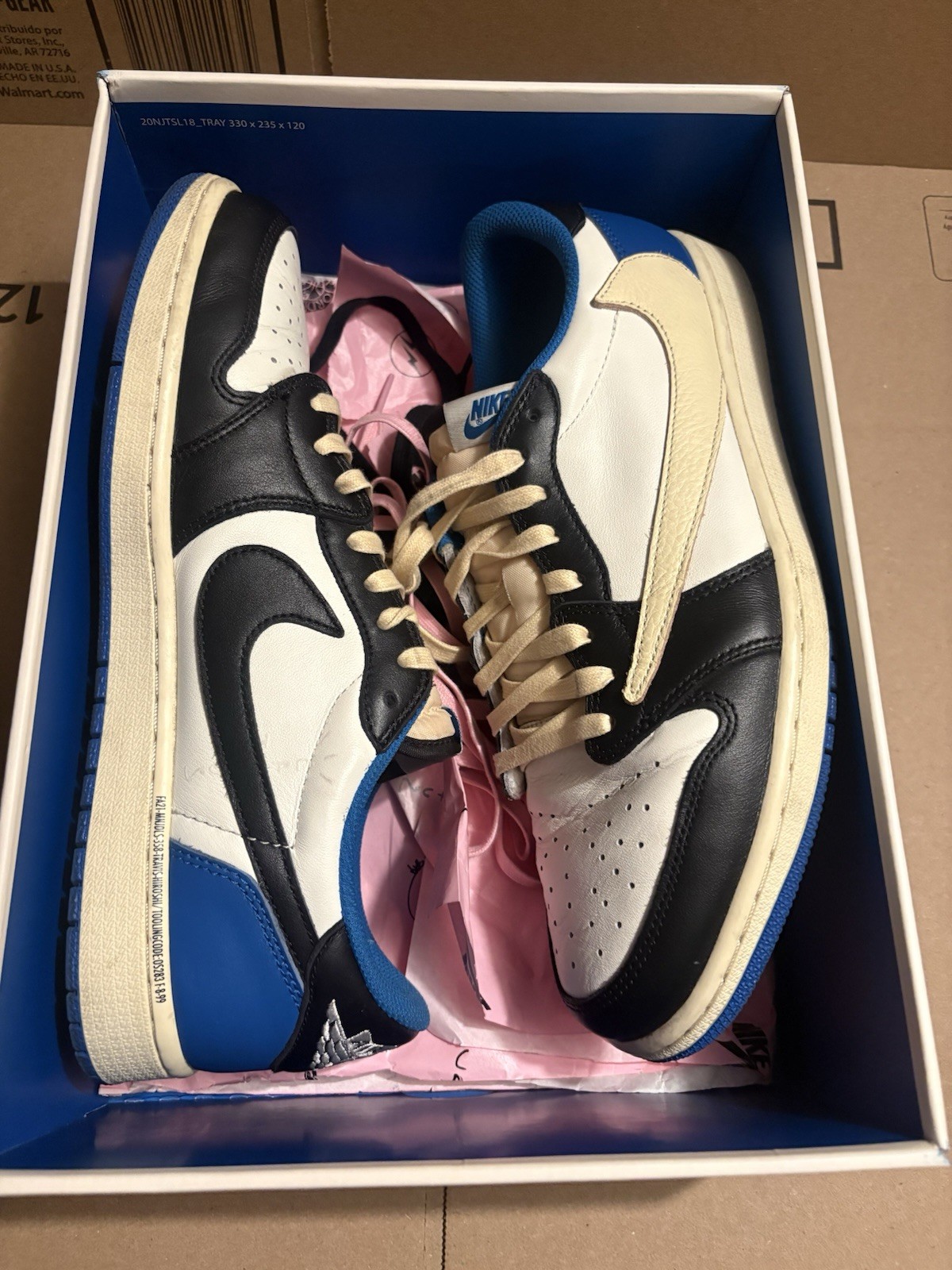 11M CLEAN Travis Scott Air Jordan 1 Low Fragment Dm7866-104