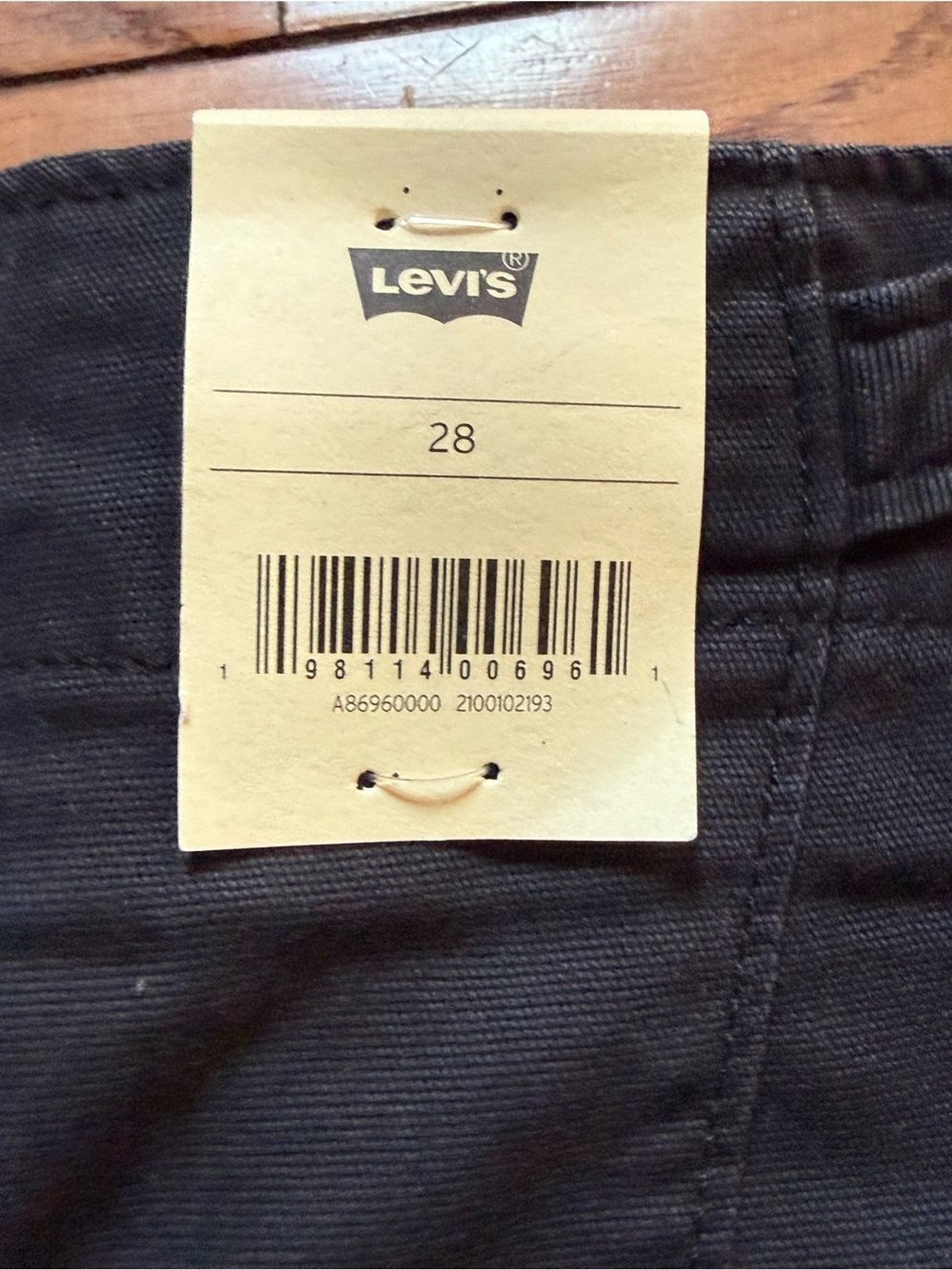 Levis Premium Womens Midi A-Line Skirt Sz 28 NWT Utility Vintage Style90s Cargo