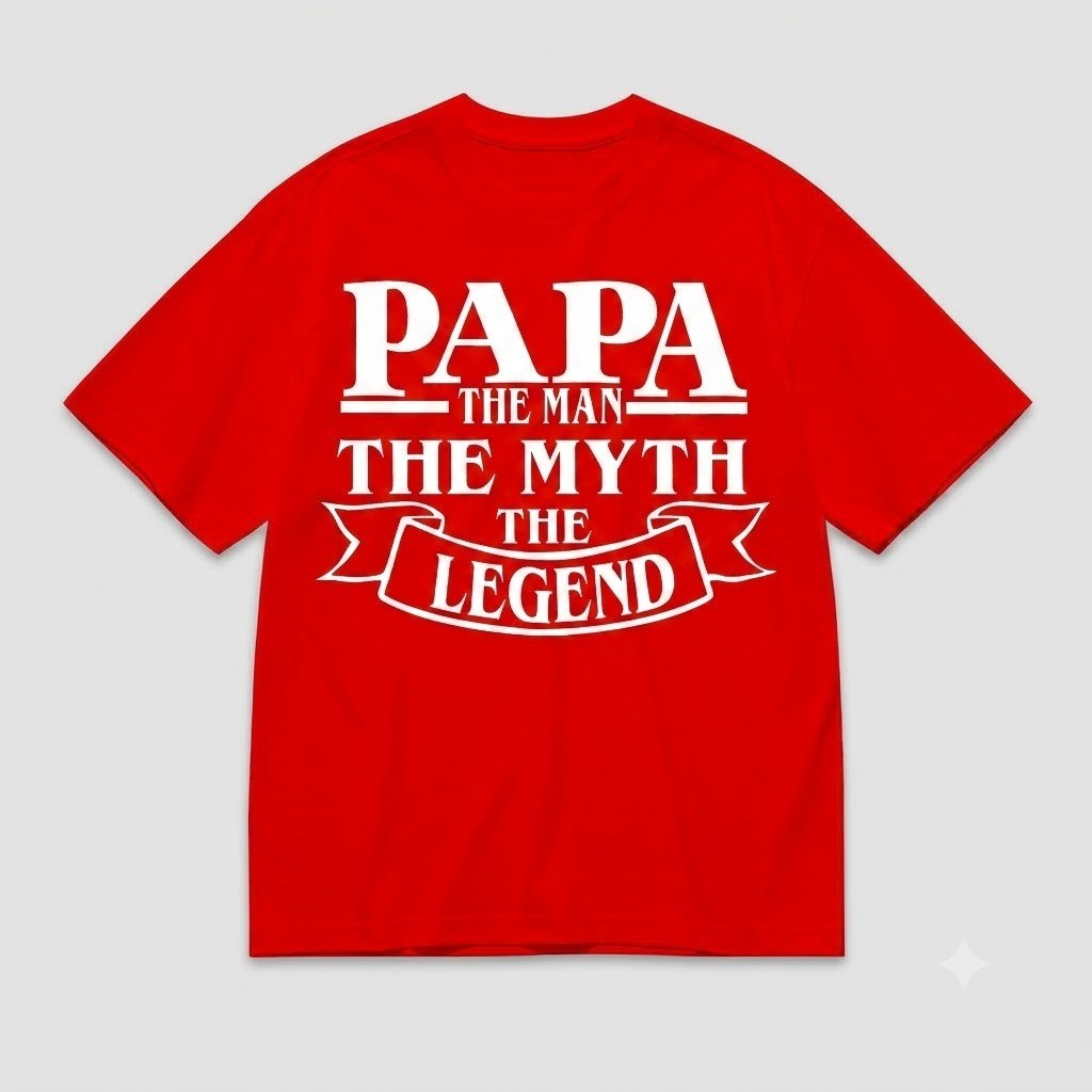 Papa The Man The Myth The Legend Shirt Father’s Day Gift Dad Graphic T-Shirt