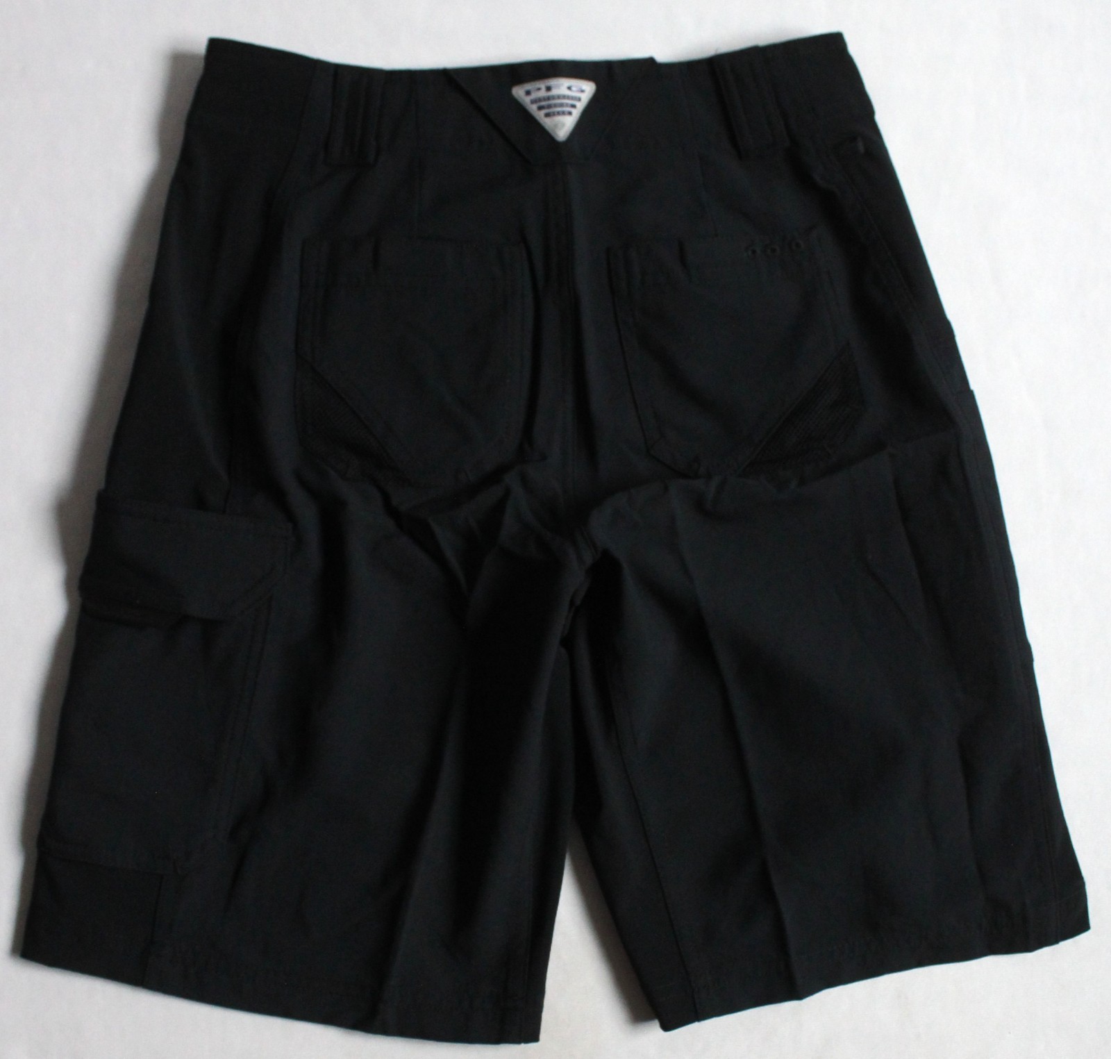 Columbia Mens 28×10 Big Katuna II Shorts Black PFG UPF 50 Omni-Shield Fishing