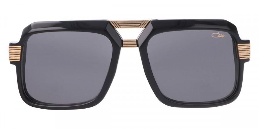 CAZAL LEGENDS MOD. 669 COL. 001 BLACK GOLD PLATED SUNGLASSES MADE IN GERMANY