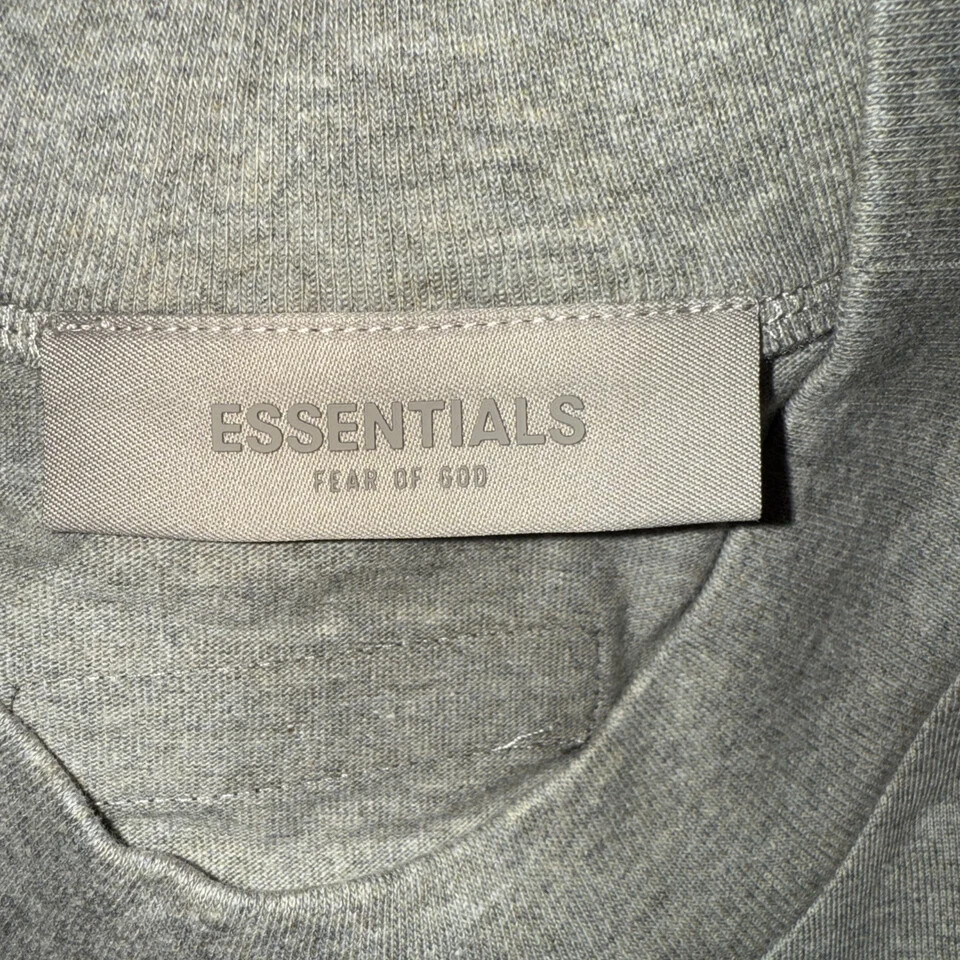 NWT FEAR OF GOD ESSENTIALS T-SHIRT SS22 “Dark Oatmeal” AUTHENTIC (SIZE XXS-XXL)