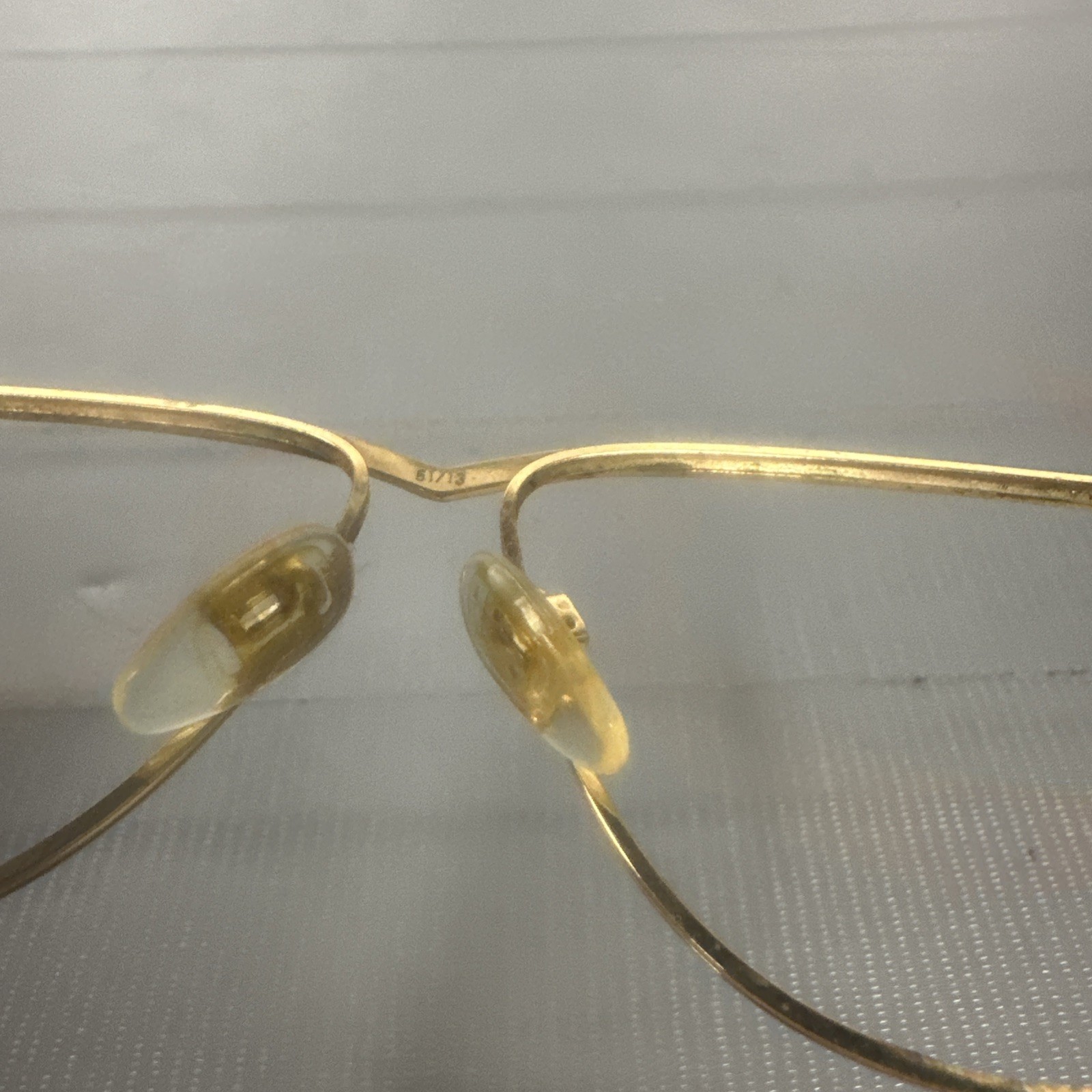 CAZAL White And Gold Sunglasses Only Frames