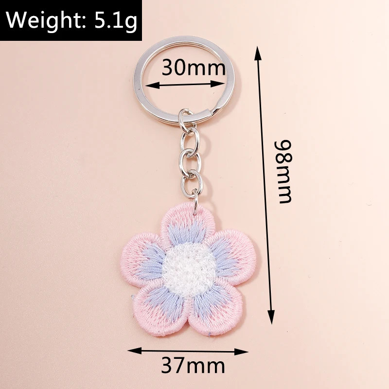 Cute Handmade Knitted Animal Keychain Crocheted Frog Keyring Pendant Key Holder