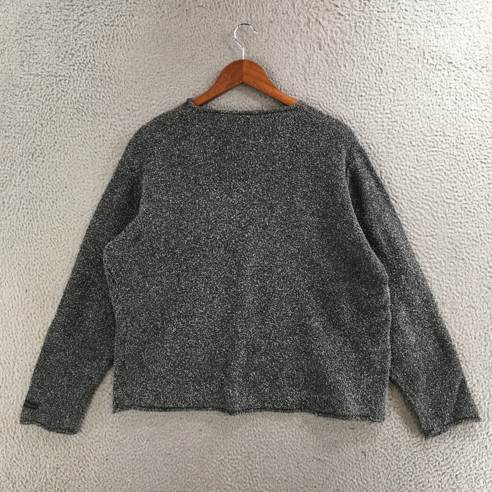 Columbia Sweater Womens XL V Neck Long Sleeve Knit Pullover Casual Soft Gray