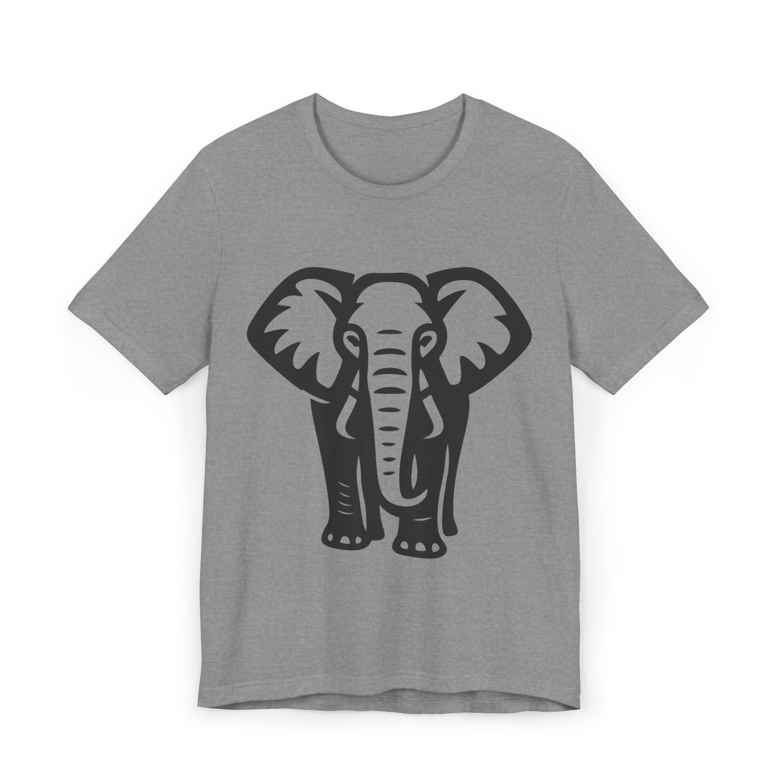 Elephant Graphic Unisex T Shirt, Animal Lover Gift, Eco-Friendly Apparel