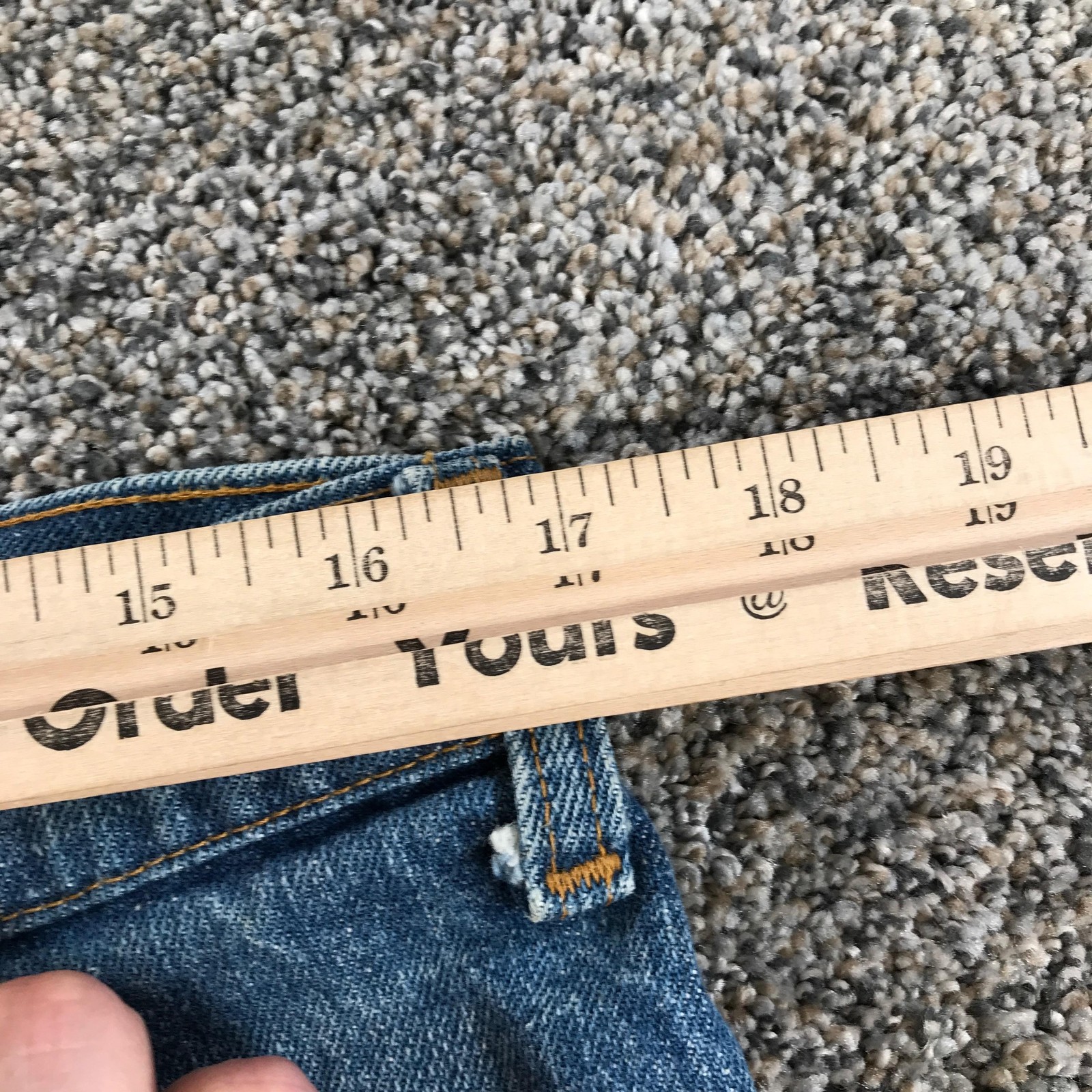 Vintage Levi’s Jeans 517 Mens 34×31 Blue Relaxed Fit Bootcut Distressed