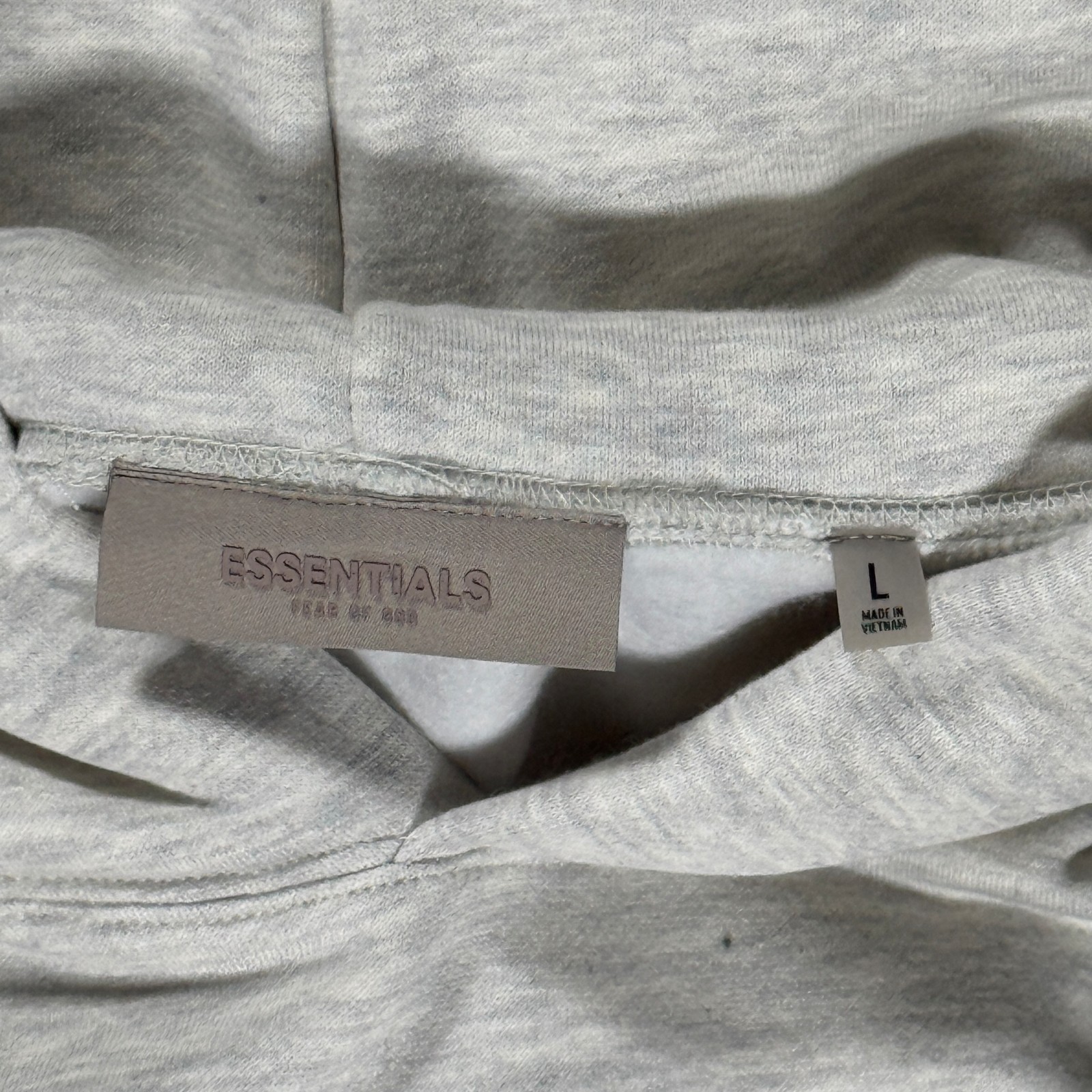 Fear of God Essentials Hoodie SS22 Light Oatmeal – 100% Authentic (XXS-XXL)