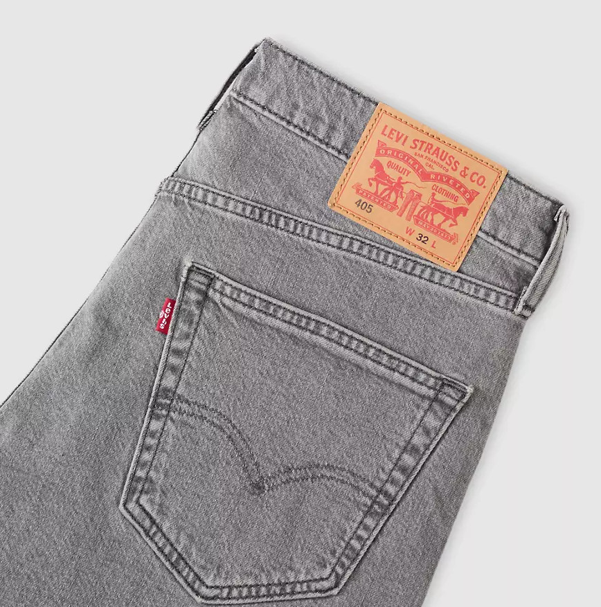 Levi’s 405 Standard 10″ Men’s Shorts – Greyscale – Grey – Length 10 NEW