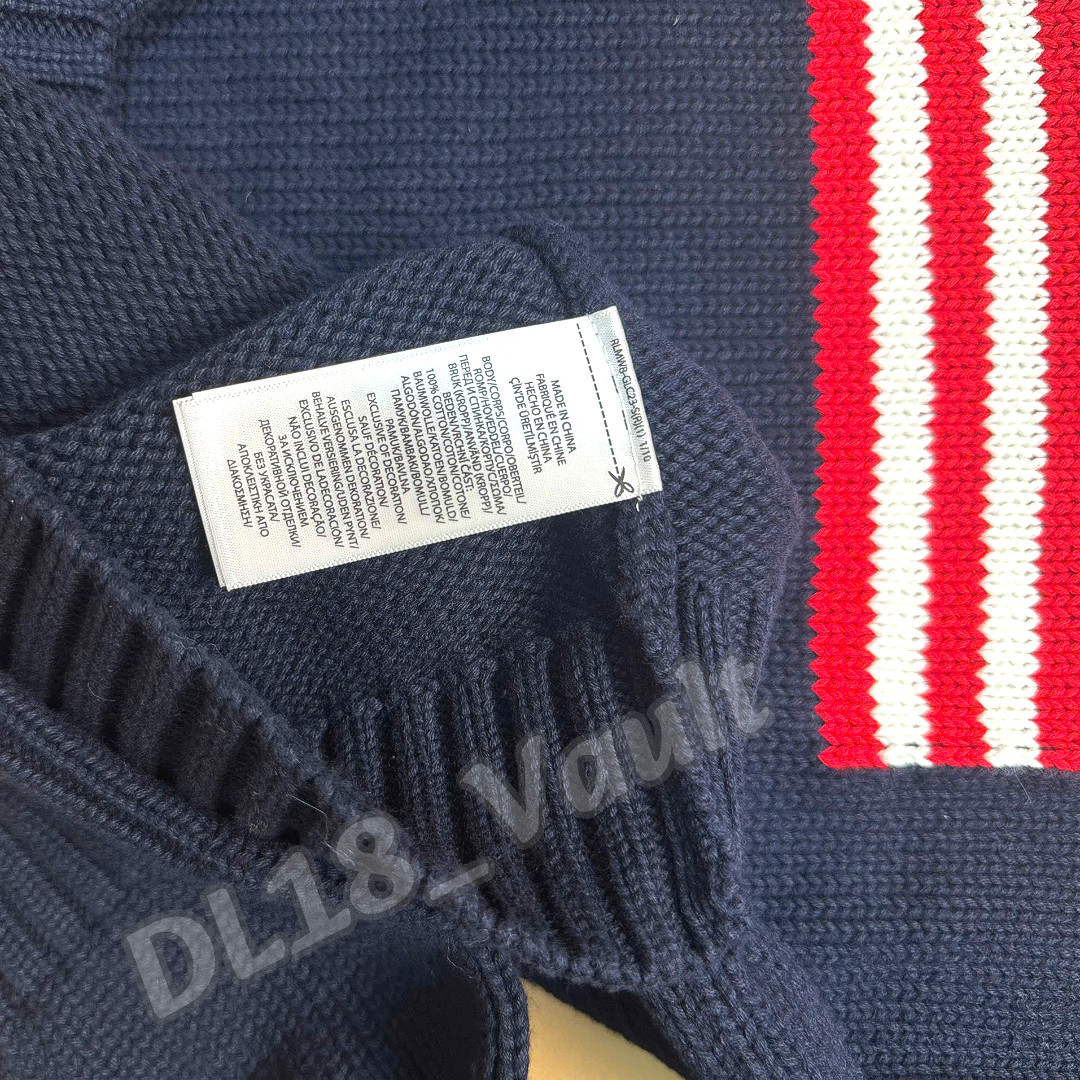 POLO RALPH LAUREN American Flag Navy Blue Knit NWT Small