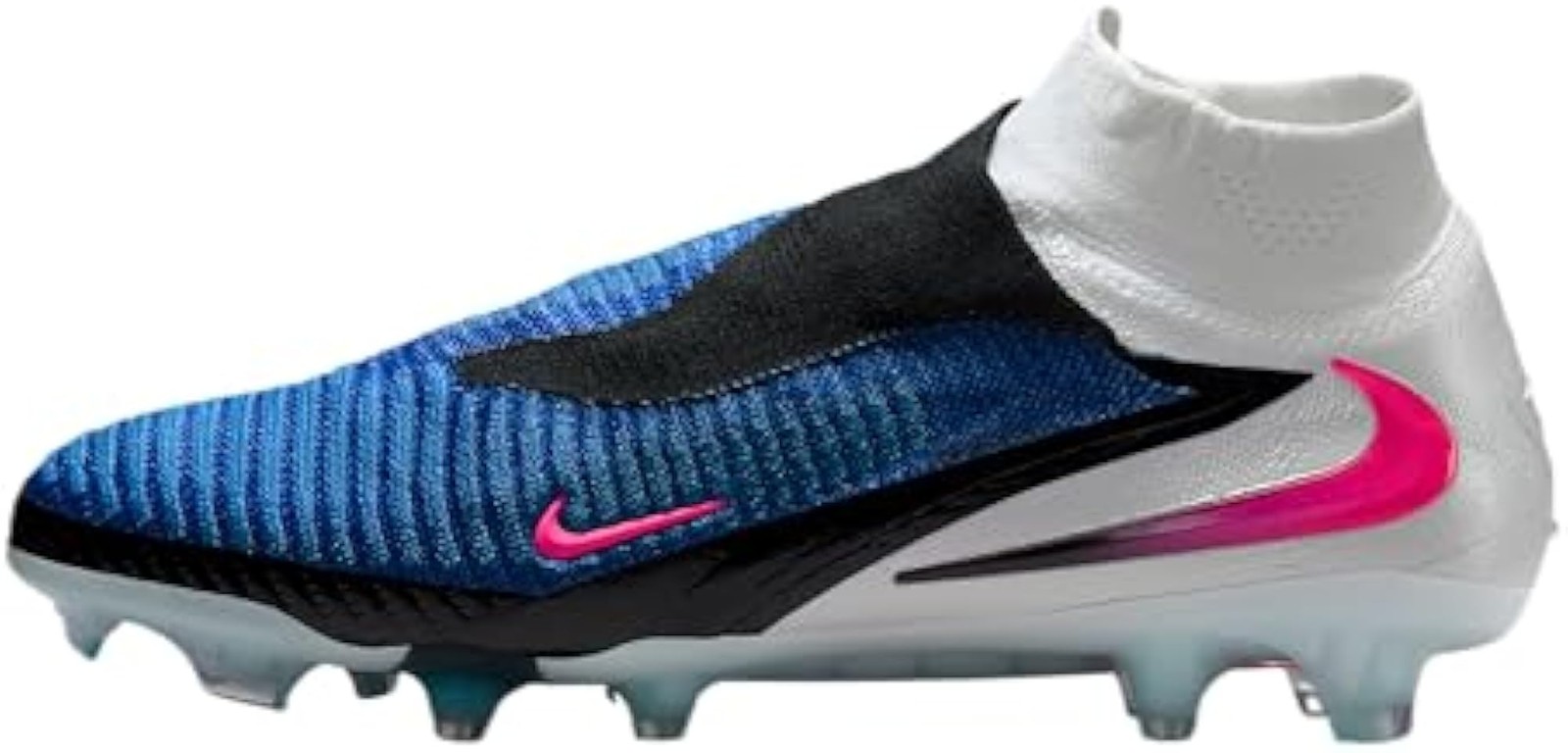 Nike Phantom 6 High Elite Firm-Ground Soccer Cleats (Racer Blue/White/Pink Blast